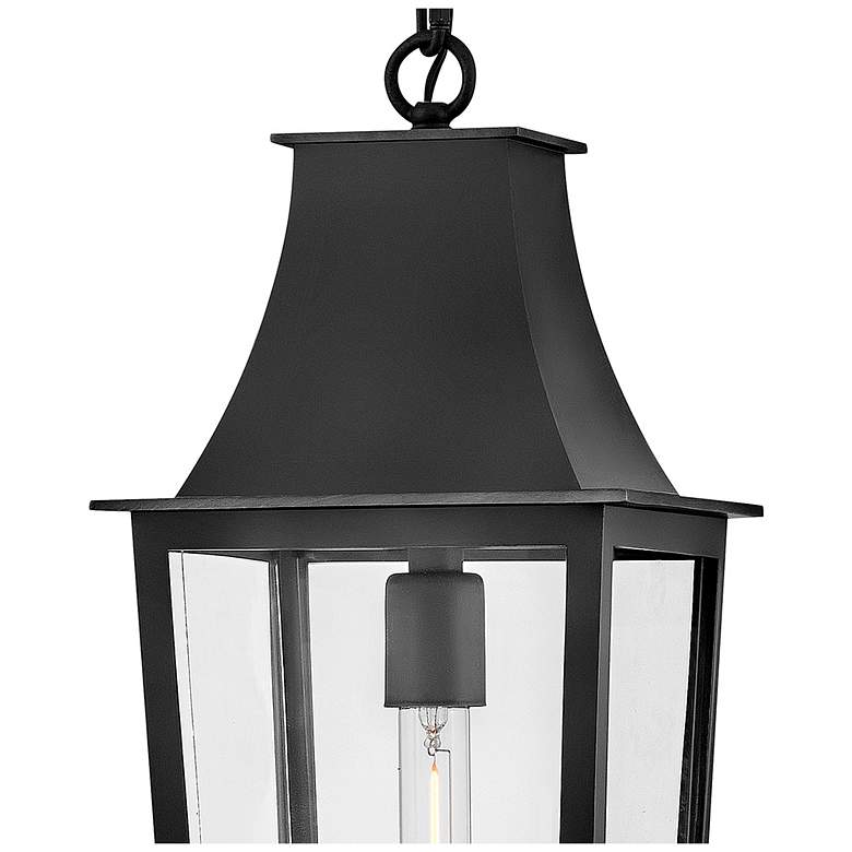 Image 3 Hinkley Georgetown 24 1/2" High Black Outdoor Hanging Light more views