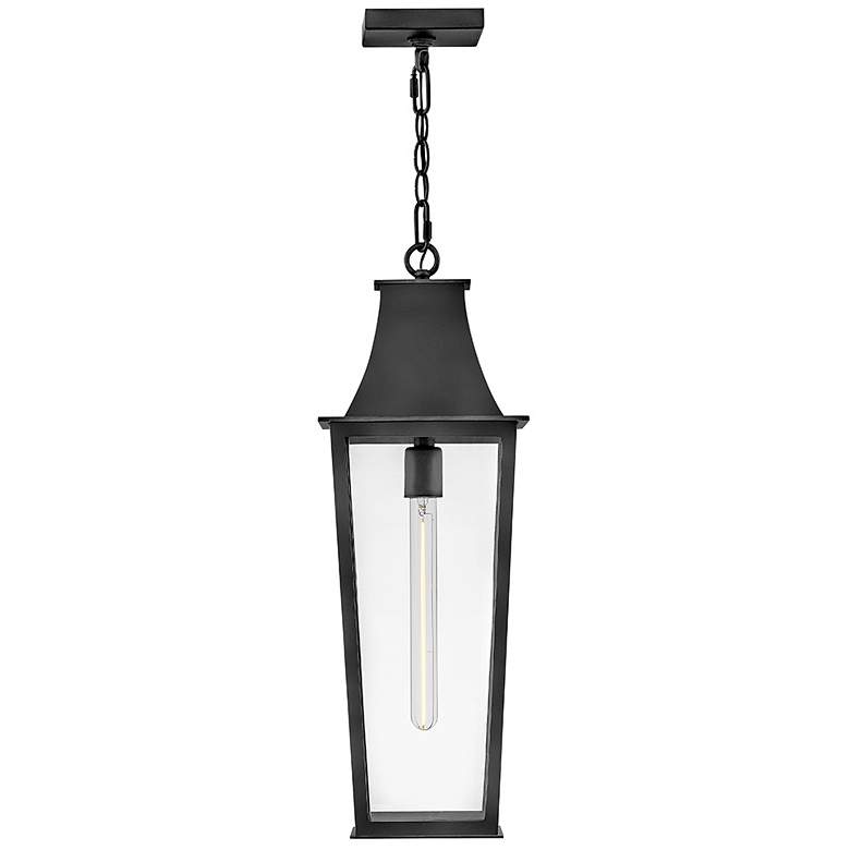 Image 6 Hinkley Georgetown 24 1/2" High Black Outdoor Hanging Light more views