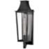 Hinkley Georgetown 26 3/4" High Black Outdoor Wall Light