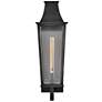 6_Hinkley Georgetown 26 3/4" High Black Outdoor Wall Light more views