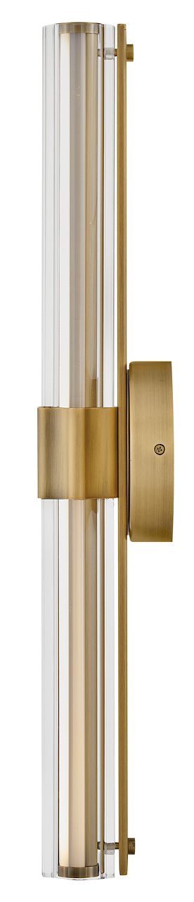 Hinkley Georgette 24" High Lacquered Brass LED Wall Sconce