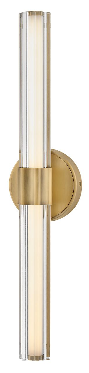 Hinkley Georgette 24" High Lacquered Brass LED Wall Sconce