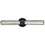 1_Hinkley Georgette 24" Wide Black Oxide LED Vanity Bath Light