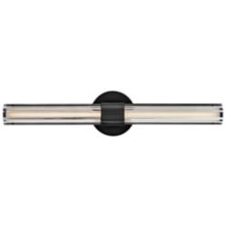 Hinkley Georgette 24" Wide Black Oxide LED Vanity Bath Light