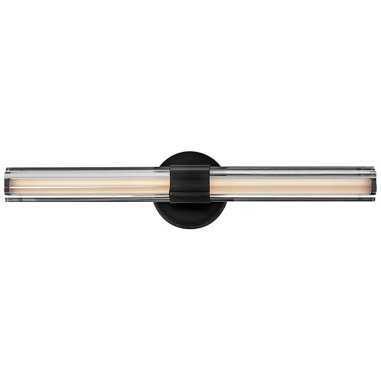 Image 5 Hinkley Georgette 24" Wide Black Oxide LED Vanity Bath Light more views