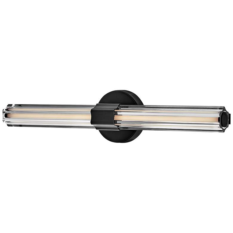 Image 6 Hinkley Georgette 24" Wide Black Oxide LED Vanity Bath Light more views