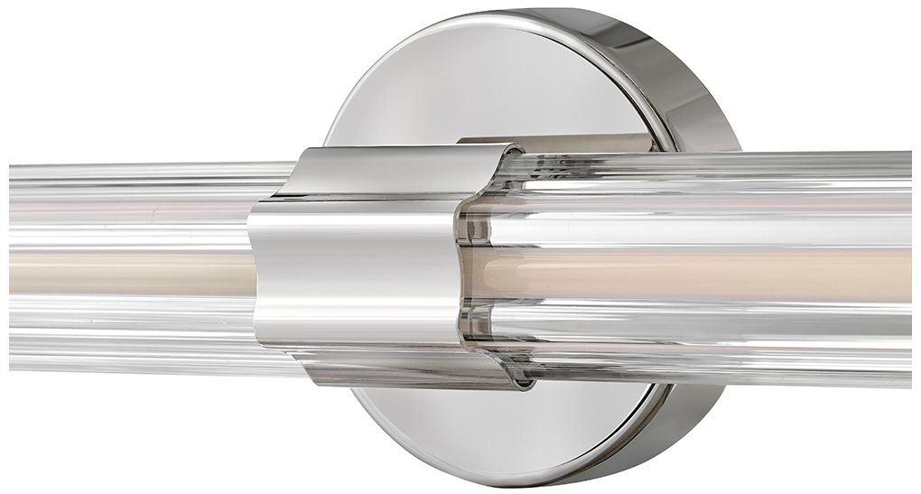 Image 3 Hinkley Georgette 24" Wide Polished Nickel LED Bath Light more views