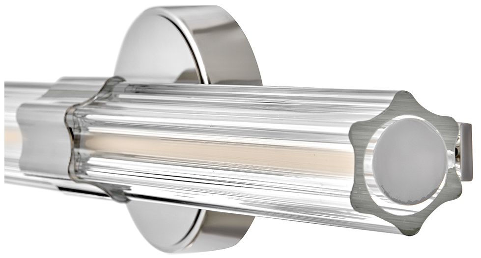 Image 4 Hinkley Georgette 24" Wide Polished Nickel LED Bath Light more views