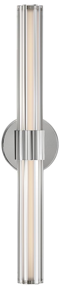 Image 5 Hinkley Georgette 24" Wide Polished Nickel LED Bath Light more views