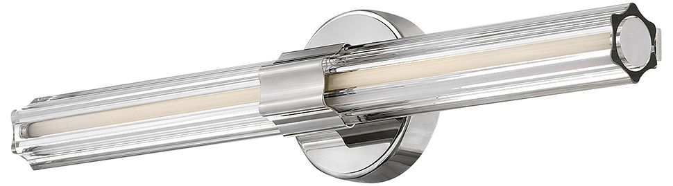 Image 7 Hinkley Georgette 24" Wide Polished Nickel LED Bath Light more views