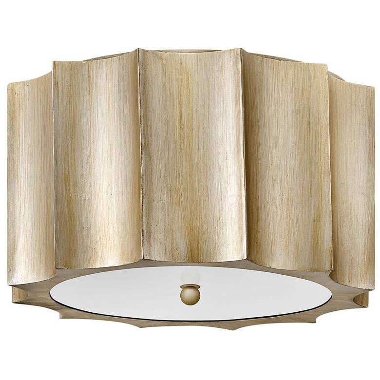 Image 1 Hinkley Gia 14" Wide Champagne Gold Drum Ceiling Light
