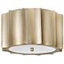 2_Hinkley Gia 14" Wide Champagne Gold Drum Ceiling Light more views