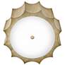5_Hinkley Gia 14" Wide Champagne Gold Drum Ceiling Light more views