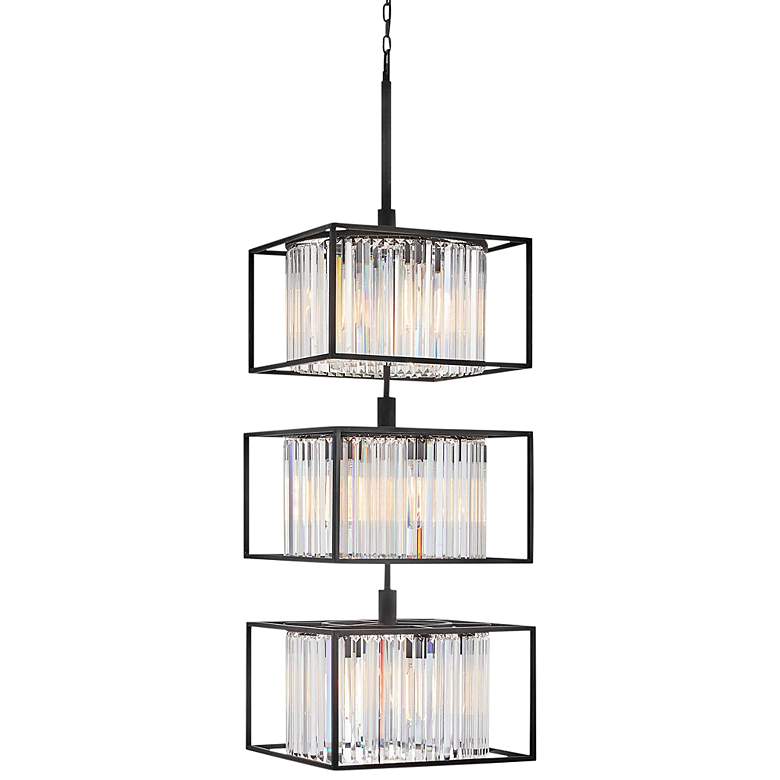Image 1 Hinkley Giada 20" Wide Black 18-Light Tiered Chandelier