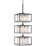 1_Hinkley Giada 20" Wide Black 18-Light Tiered Chandelier
