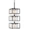 Hinkley Giada 20" Wide Black 18-Light Tiered Chandelier