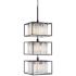 Hinkley Giada 20" Wide Black 18-Light Tiered Chandelier