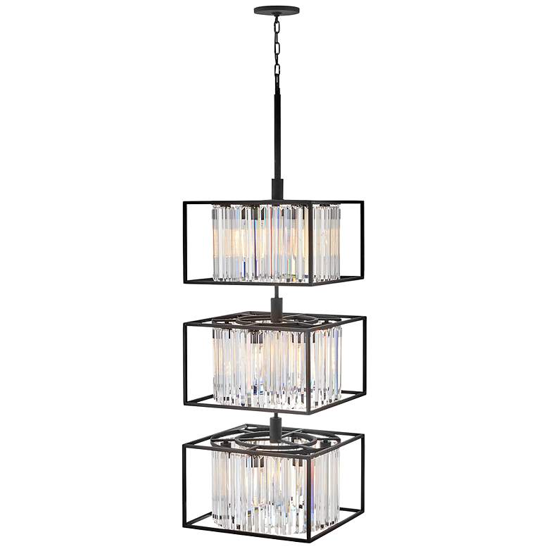 Image 4 Hinkley Giada 20" Wide Black 18-Light Tiered Chandelier more views