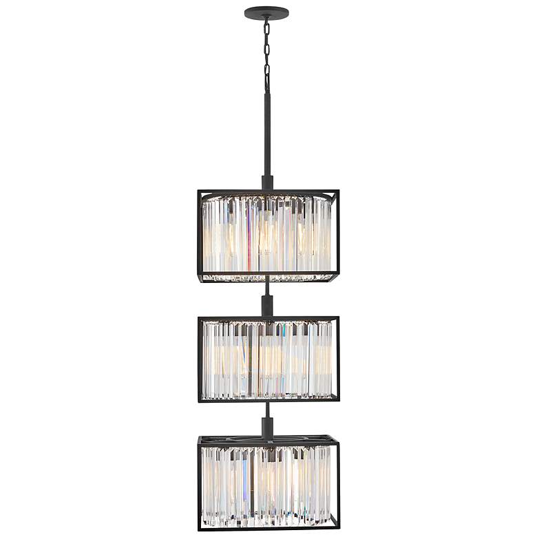 Image 6 Hinkley Giada 20" Wide Black 18-Light Tiered Chandelier more views