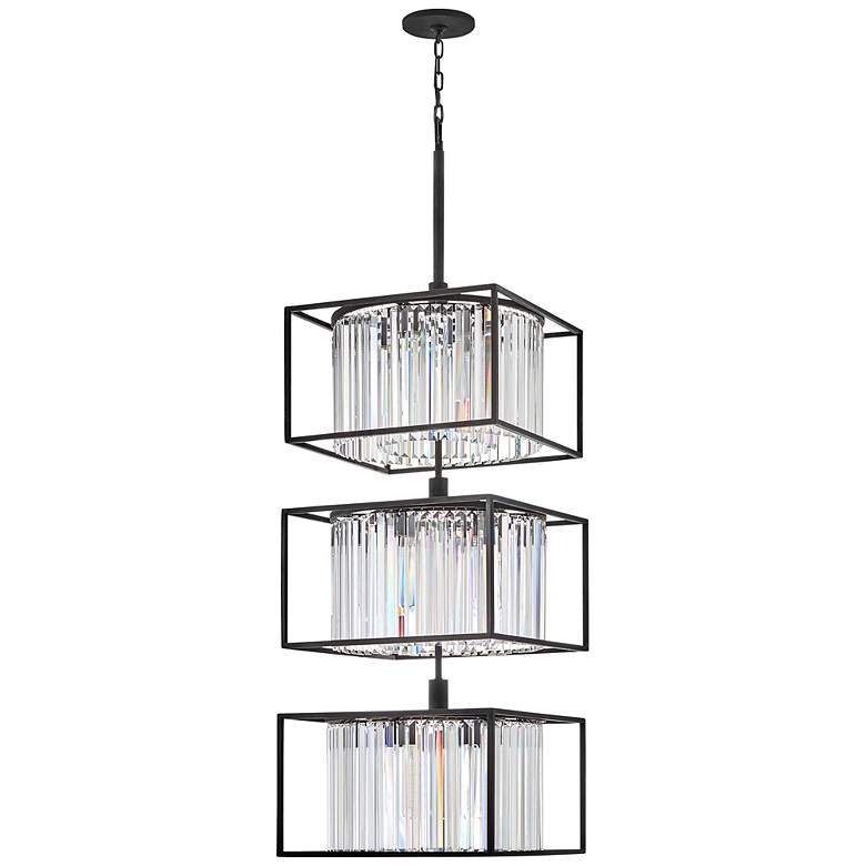 Image 7 Hinkley Giada 20" Wide Black 18-Light Tiered Chandelier more views