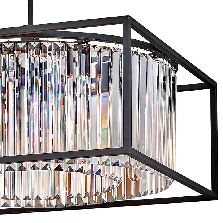 Hinkley Giada 24&quot; Wide Black and Crystal Pendant Chandelier more views