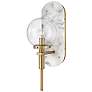 Thumbnail2 of Hinkley Gilda 16 1/4" High Heritage Brass Clear Dome Glass Wall Sconce more views