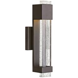 Hinkley Glacier 15 1/2" High Bronze LED Outdoor Wall Light