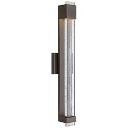 Hinkley Glacier 28&quot; High Bronze LED Outdoor Wall Light