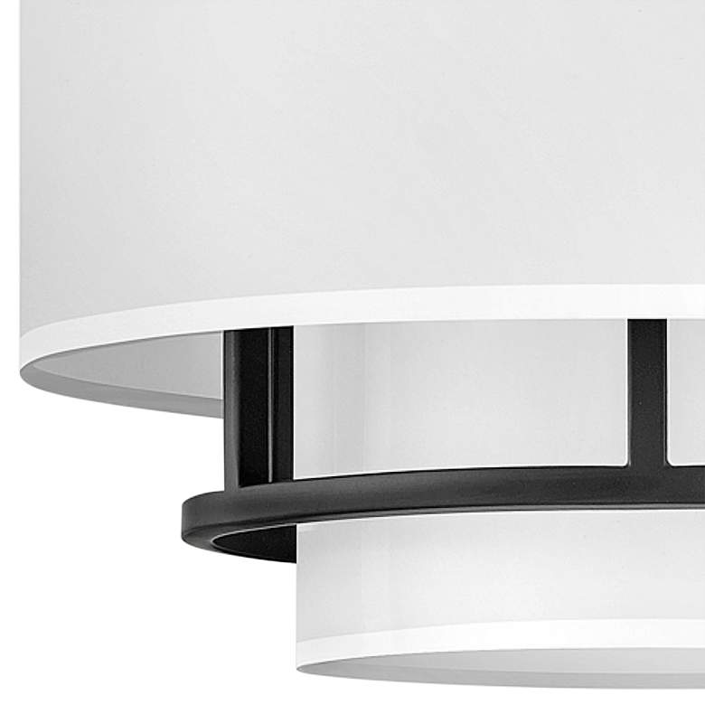 Image 3 Hinkley Graham 16" Wide Black 3 Light Ceiling Light more views