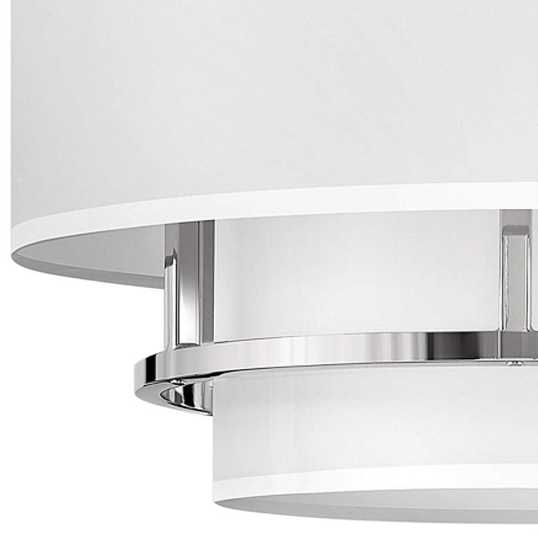 Image 3 Hinkley Graham 16 inch Wide Polished Nickel 3 Light Ceiling Light more views