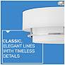 6_Hinkley Graham 16"W Lacquered Brass 3-Light Ceiling Light more views