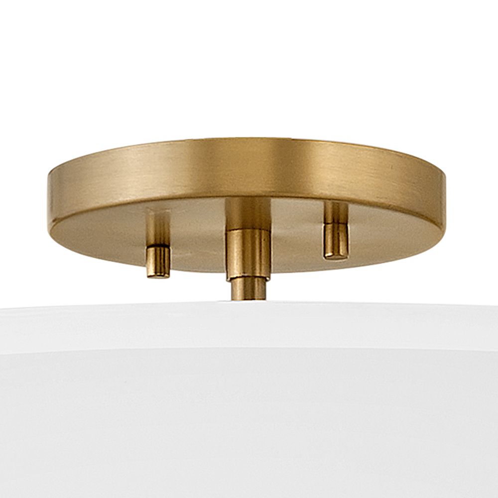 Image 5 Hinkley Graham 23" Wide Lacquered Brass 4 Light Ceiling Light more views