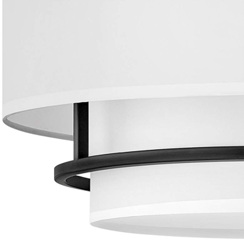 Image 3 Hinkley Graham 23" Wide Modern White and Black 4-Light Ceiling Light more views
