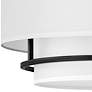 3_Hinkley Graham 23" Wide Modern White and Black 4-Light Ceiling Light more views