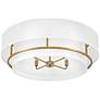 6_Hinkley Graham 30" Wide Lacquered Brass Metal Ceiling Light more views