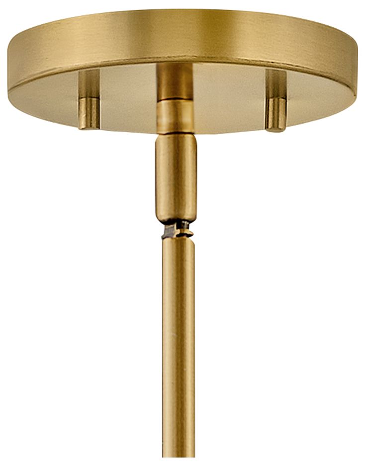 Hinkley Graham 30" Wide Lacquered Brass Metal Ceiling Light
