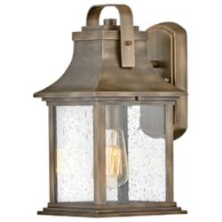Hinkley Grant 13 3/4"H Burnished Bronze Outdoor Wall Light