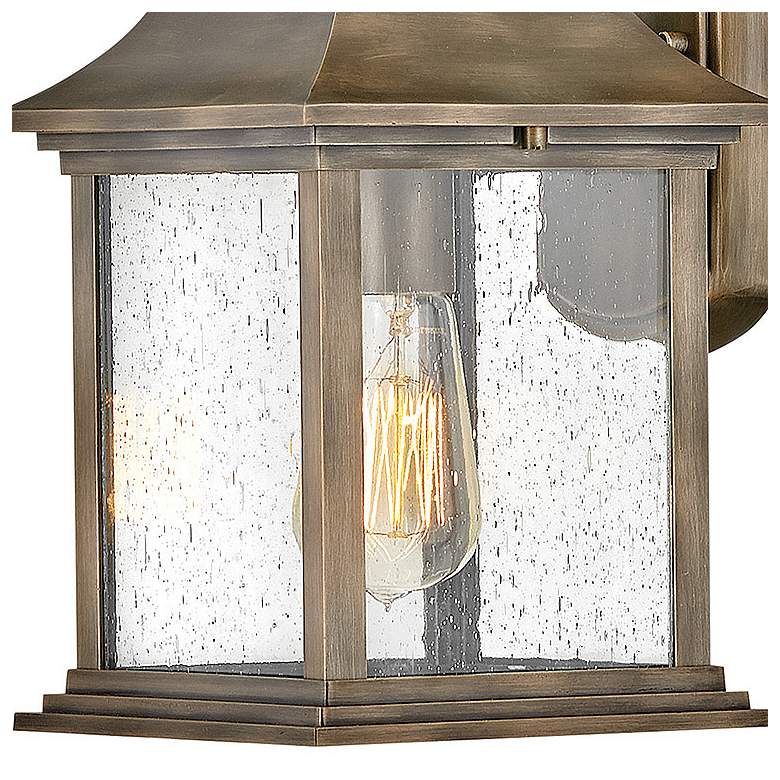 Image 2 Hinkley Grant 13 3/4"H Burnished Bronze Outdoor Wall Light more views