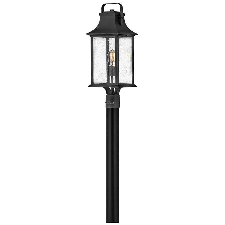Image 1 Hinkley Grant 23 3/4" High Textured Black Outdoor Post Light