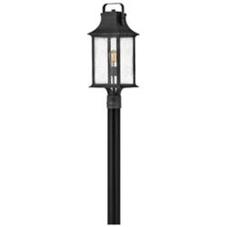 Hinkley Grant 23 3/4" High Textured Black Outdoor Post Light