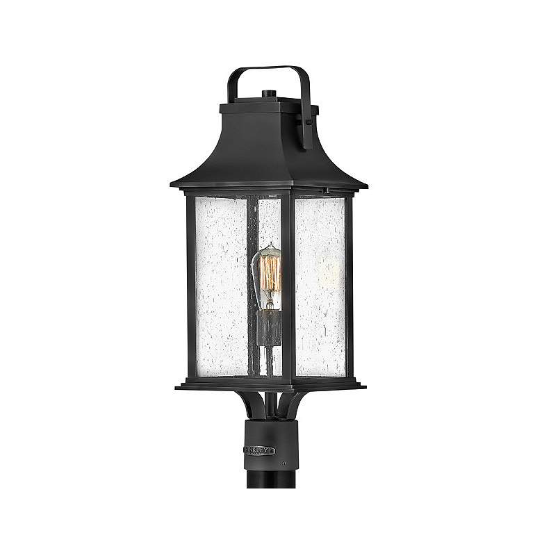 Image 2 Hinkley Grant 23 3/4" High Textured Black Outdoor Post Light more views