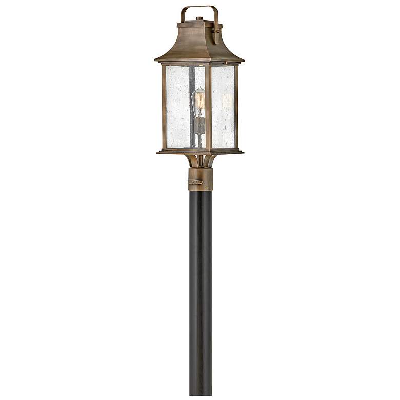 Image 1 Hinkley Grant 23 3/4"H Burnished Bronze Outdoor Post Light