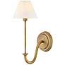 1_Hinkley Greta 15 3/4" High Heritage Brass Wall Sconce