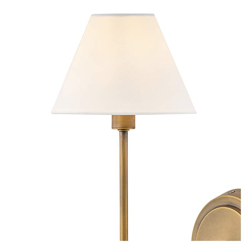 Image 2 Hinkley Greta 15 3/4" High Heritage Brass Wall Sconce more views
