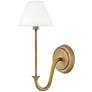 2_Hinkley Greta 15 3/4" High Heritage Brass Wall Sconce more views