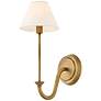 4_Hinkley Greta 15 3/4" High Heritage Brass Wall Sconce more views