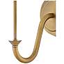 5_Hinkley Greta 15 3/4" High Heritage Brass Wall Sconce more views