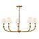 Hinkley Greta 36" Wide Heritage Brass 5-Light Chandelier