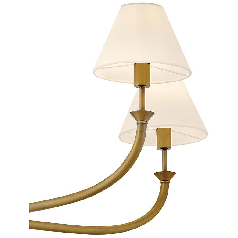Image 5 Hinkley Greta 36" Wide Heritage Brass 5-Light Chandelier more views