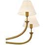 5_Hinkley Greta 36" Wide Heritage Brass 5-Light Chandelier more views